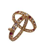 elicate openable Thin Kundan Polki Bangles